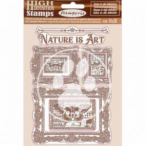 WTKCC200 HD Natural Rubber Stamp 14x18 Atelier des Arts Nature Is Art Frames