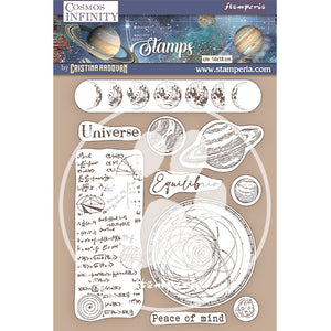 WTKCC218 HD Natural Rubber Stamp 14x18 Cosmos Infinity Universe