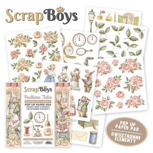 Pop Up Bedtime Tales 6x6 Double Sided Pad