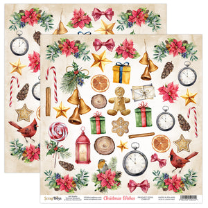 Christmas Wishes 07 Elements Double Sided 12 x 12