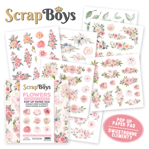 Pop Up Flowers 6x6 Double Sided Pad