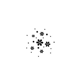 LAV256 Flowers Miniature.79x.79"