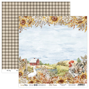 Old Farm 01 Double Sided 12 x 12