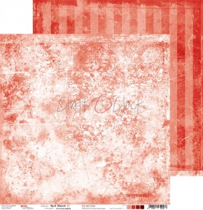 Basic Red Mood #1  Double Sided 12 x 12