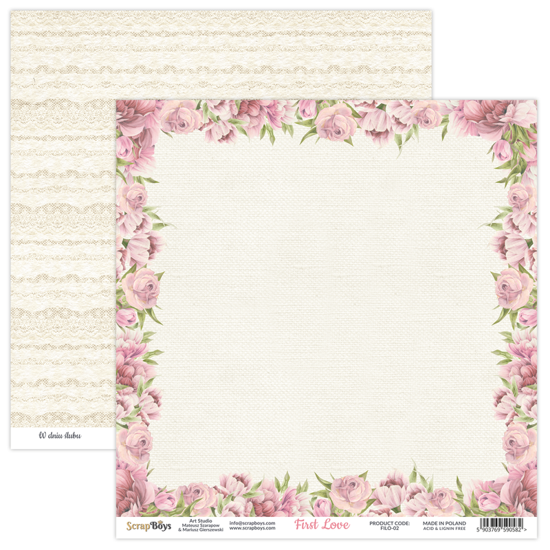First Love 02 Double Sided 12 x 12 – Miniature Luxuries & Papers