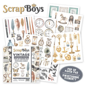 Pop Up Vintage 6x6 Double Sided Pad