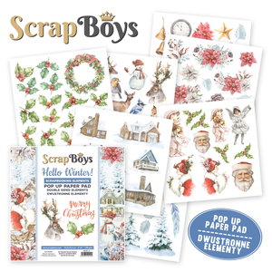 Pop Up Hello Winter! 6x6 Double Sided Pad